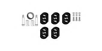 HJS 82 14 1790 Mounting Kit, exhaust system